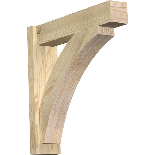 Ekena Millwork Thorton Block Rough Sawn Outlooker, Douglas Fir, 6"W x 26"D x 26"H OUT06X26X26THR05RDF - main